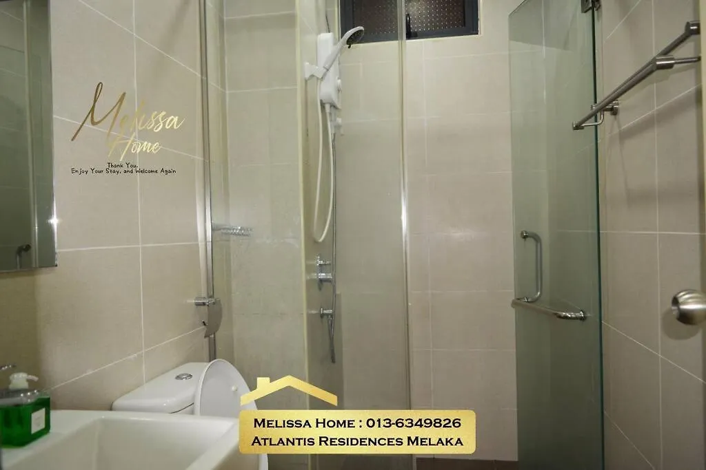 Apartment Cityview 1B1Br, 4Pax, Near Jonker Atlantis Residences Melaka Malaysia
