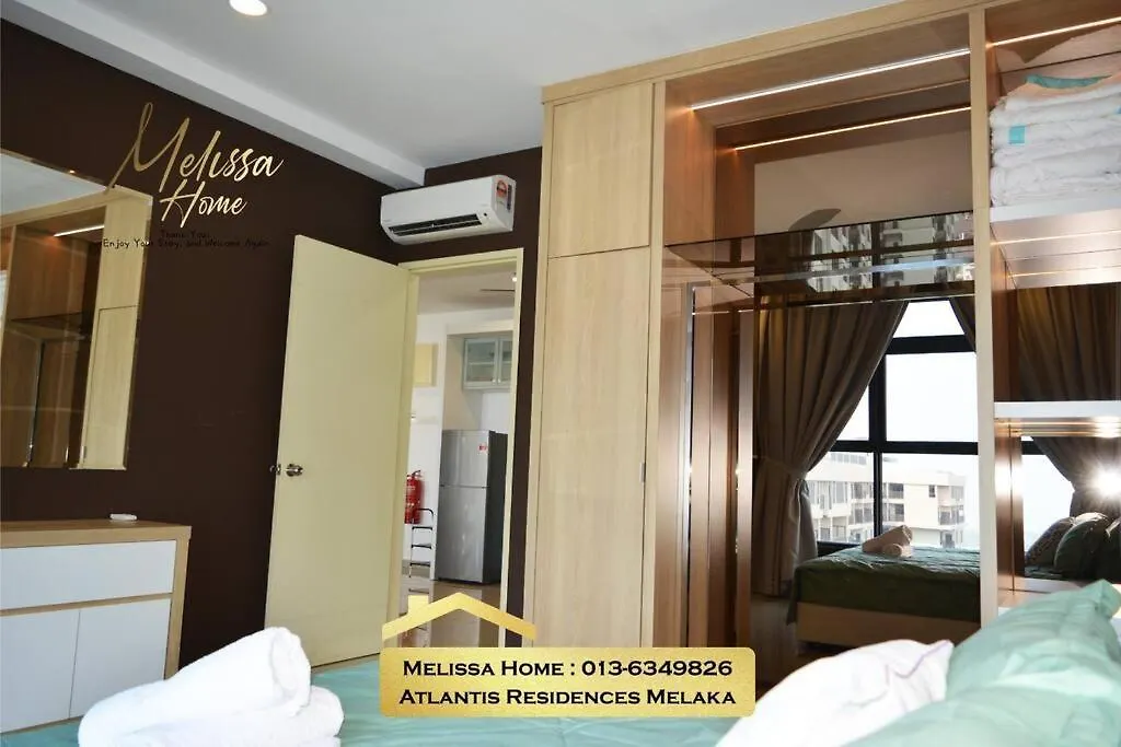 Apartment Cityview 1B1Br, 4Pax, Near Jonker Atlantis Residences Melaka Malaysia